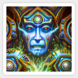 Techno-Shaman (10) Sticker